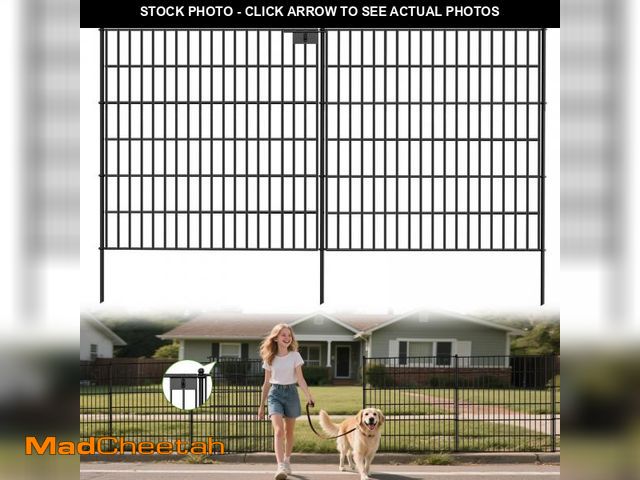 Lot 74-12164881 - Land Guard 20-Panels No Dig Decorative Fence 40 in(H) x 50 ft(L), Tall Garden Fence Animal Barrier, ...