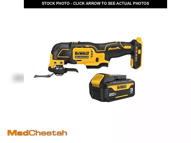 Lot 74-12675552 - DeWalt DCS354PK 20V MAX Oscillating Tool Kit with 3Ah Battery - UNUSED