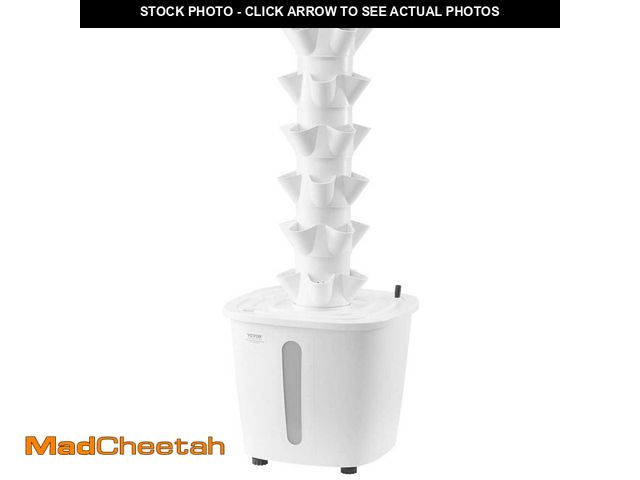 Lot 74-12746775 - SVOPES Hydroponic Growing System, 30 Pods Vertical Garden Tower, Indoor Hydroponic Garden with Water...