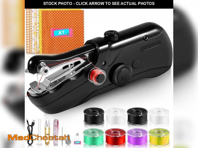 Lot 74-12307511 - Handheld Sewing Machine, Battery Operated Mini Sewing Machines for Beginners, Fast Stitching Electri...