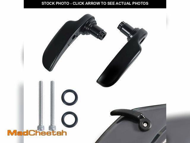 Lot 74-14269708 - LUXEMOTO Saddlebag Latch Kit for Harley, Aluminum Lid Lifters Saddle Bag Latch Kit Handle Lever for ...