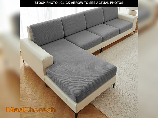 Lot 74-12601897 - Deep Dream Sectional Couch Covers 8 Pieces, Stretch Couch Cushion Covers, L Shaped Washable Sofa Cov...