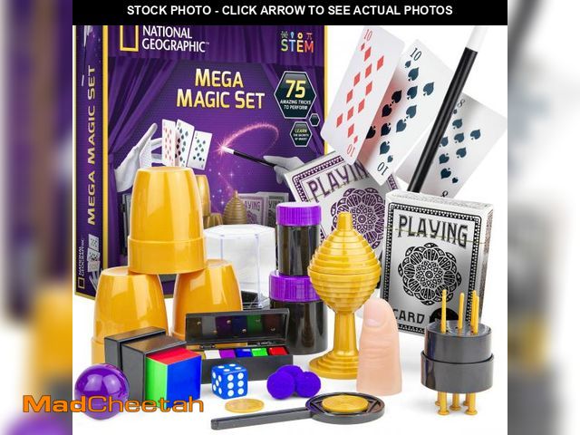 Lot 74-11554134 - NATIONAL GEOGRAPHIC Mega Magic Set - More Than 75 Magic Tricks for Kids to Perform with Step-by-Step...