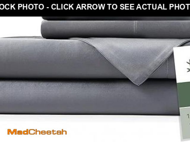 Lot 74-11979196 - Hotel Sheets Direct 4 Piece Bed Sheet Set King Size, 100% Viscose Derived from Bamboo Sheets Set wit...