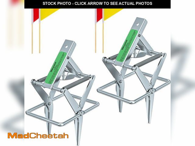 Lot 74-12708235 - 2 Pack Mole Traps That Kill Best, Vole Traps Outdoor Use Scissor for Lawns, Mole Trap Easy to Set Ga...