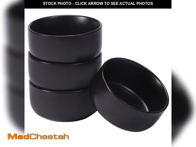 Lot 74-11546509 - Aquiver 10 Ounces Ceramic Bowl Set - Porcelain Matte Small Bowls - Side Dishes for Desserts, Ice Cre...