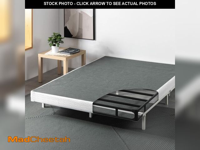 Lot 74-12762623 - ZINUS 5 Inch Queen Metal Smart Box Spring with Quick Assembly, Mattress Foundation, Strong Metal Fra...