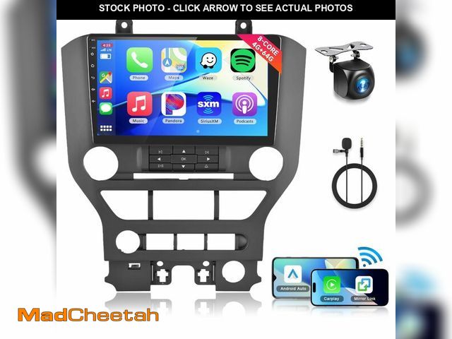 Lot 74-12450009 - 8Core 4+64G Car Stereo for Ford Mustang 2015-2020 Wireless Carplay Android Auto,9" 1280*720P IPS Tou...