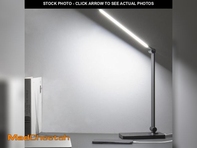 Lot 74-12305856 - DWEPTU Rechargeable Desk Lamp LED Desk Lamps Eye-Caring Desk Lamps Dimmable Office Lamp with USB Cha...