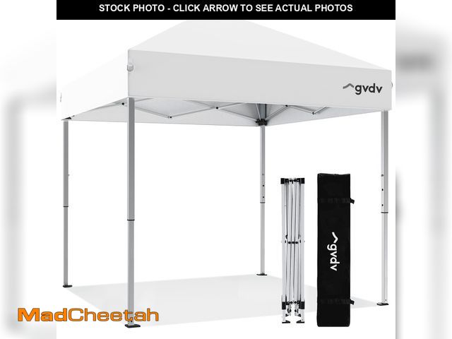 Lot 74-14587855 - (FRAME ONLY) GVDV Outdoor Pop-up Canopy Tent,6.6x6.6 Height Adjustable Commercial Instant Canopy, Ou...