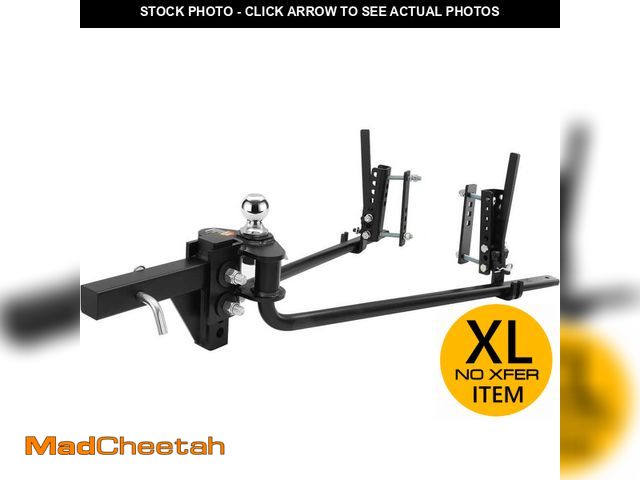 Lot 74-14441394 - SKYSHALO Weight Distribution Hitch Kit 2 in. Shank Weight Distributing Hitch 2.5 in. Drop, 6.5 in. R...