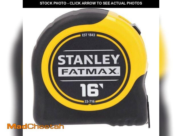 Lot 74-14387464 - Stanley 16 ft. FATMAX Tape Measure - UNUSED
