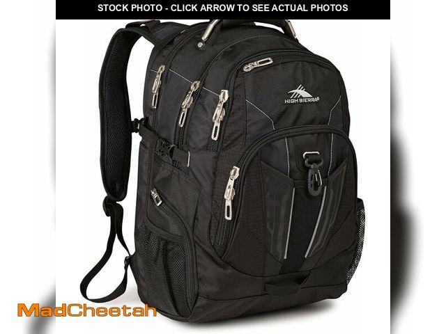 Lot 74-13844594 - High Sierra XBT - TSA Laptop Backpack, Black, One Size - UNUSED