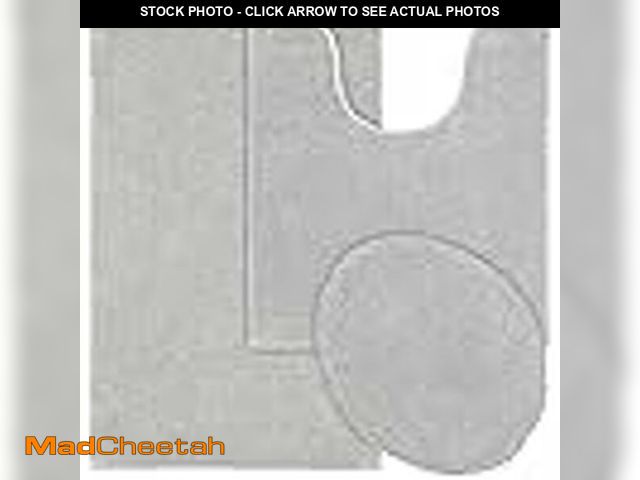 Lot 74-13787893 - Garland Rug Finest Luxury Bath Rug Set, 3-Piece Set, Platinum Gray - UNUSED