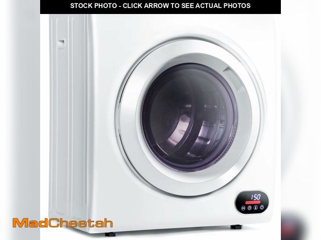 Lot 74-12240882 - *SEE DETAILS* Euhomy Compact Laundry Dryer, 3.5 cu ft Front Load Stainless Steel Clothes Dryers With...