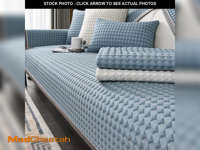 Lot 74-12313373 - Summer New Cooling Ice Doug Couch Cover,Upgrade Honeycomb Anti-slip Sofa Cover,3D Structure Breathab...