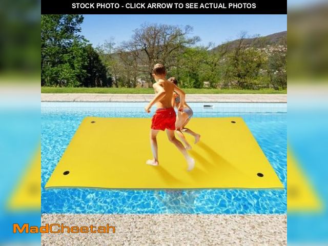 Lot 74-12250772 - WARMOUNTS Water Floating Mat Foam Pad  9x6ft Bouncy Tear-Resistant XPE Foam  Recreation and Relaxing...