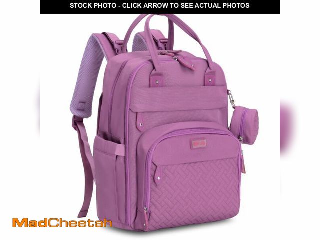 Lot 74-14056968 - BabbleRoo Diaper Bag Backpack - Baby Essentials Travel Tote - Multi Function Water Resistant Diaper ...