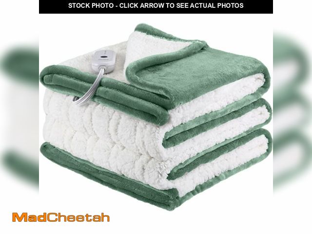 Lot 74-13990415 - ESTINGO Heated Blanket Twin Size, 62"x84" Twin Size Electric Blanket with 5 Heating Levels &amp; 10 ...