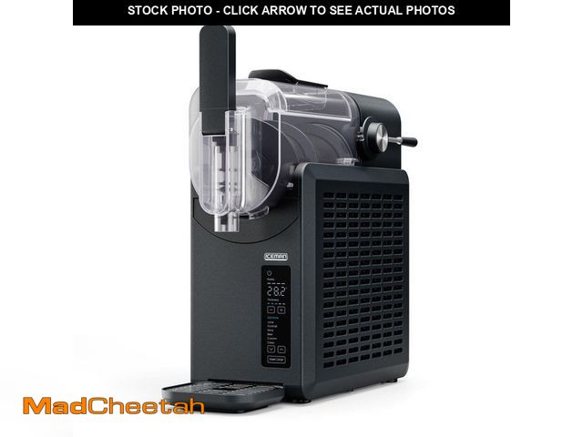 Lot 74-12559241 - ICEMAN 200W Black Slushy-Maker with 48 oz. Tank and Customizable Thickness - USED