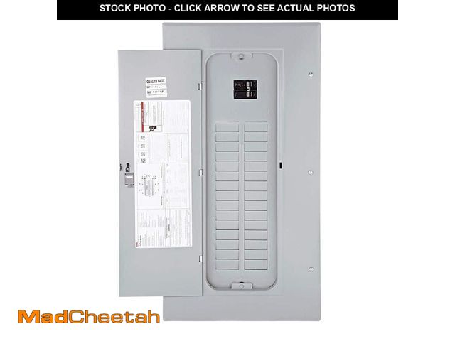 Lot 74-12894153 - ABB 100 Amp 30-Space 60-Circuit Indoor Main Breaker Plug-On Neutral Circuit Breaker Panel (PAM3010) ...