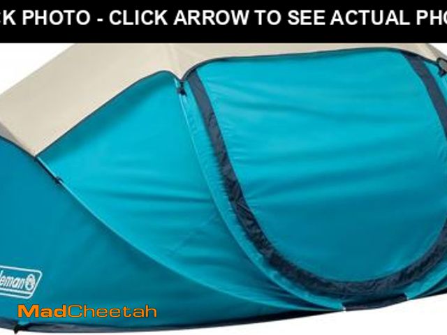 Lot 74-12028617 - Coleman Pop-Up Instant Tent Sets Up in 10 Seconds, Portable &amp; Lightweight 2/4 Person Tent with A...
