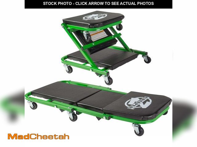 Lot 74-13927401 - Pro-LifT C-2036DG Black/Green 300 Lbs Mechanic Creeper - UNUSED
