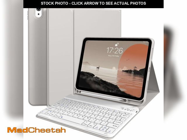 Lot 74-12713645 - kenke for iPad 11/10th Gen Case with Keyboard 11/10.9 inch 2025 A16/2022, Detachable Wireless Blueto...