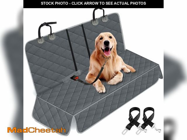 Lot 74-12707814 - Yuntec Dog Car Cover for Back Seat Pet Protector Waterproof Bench Car Seat Cover, Nonslip Rear Seat ...