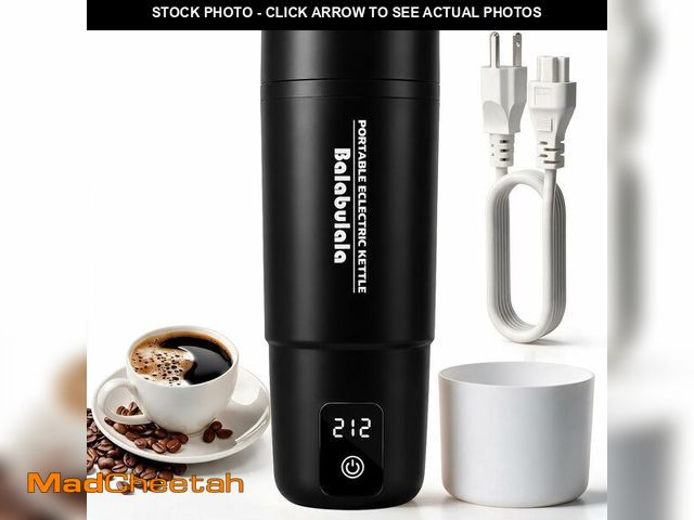 Lot 74-14386023 - Travel Electric Kettle, Balabulala Portable Water Boiler with 6 Variable Presets,Small Electric Kett...