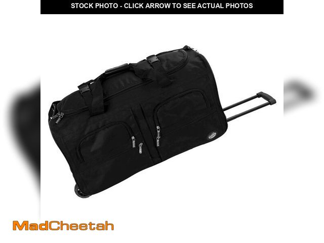 Lot 74-12672179 - Rockland 124L Rolling Duffel Bag - UNUSED