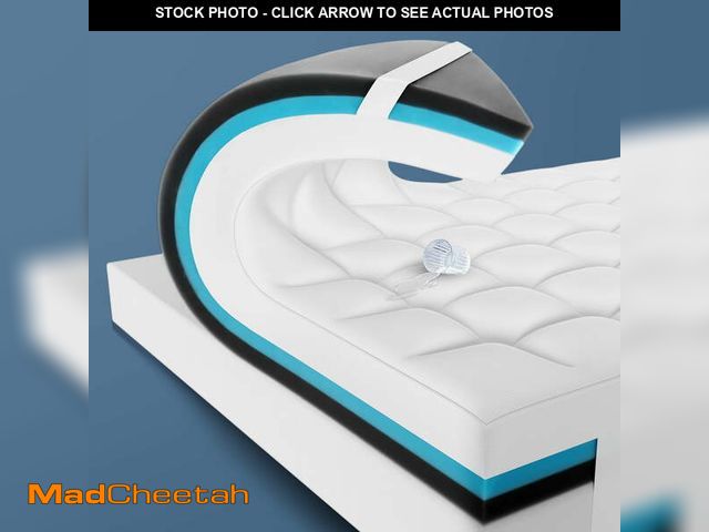 Lot 74-14586045 - Sleep Zone Dual Layer 4 Inch Memory Foam Mattress Topper, 2 inch Cooling Gel Memory Foam Plus 2 inch...
