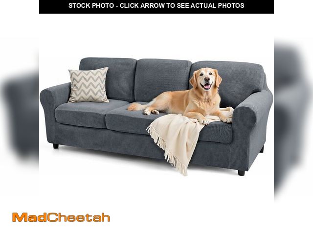 Lot 74-14067657 - SUBRTEX 7 Pieces Stretch Sofa Slipcover Sets Couch Cover Sets Backrest Cushion Covers Furniture Prot...