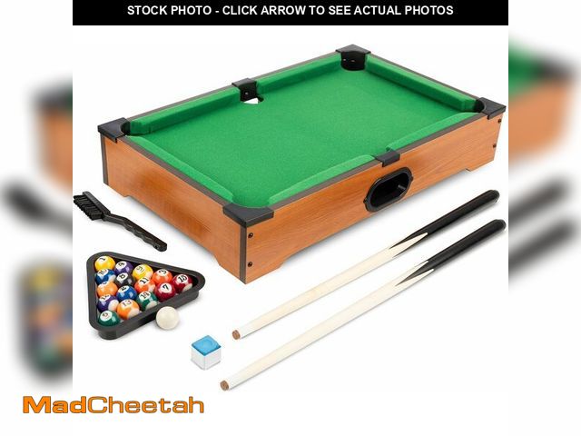 MadCheetah.com - Lot 74-13087134 - (MISSING BRUSH) Mini Pool Table - 20 ...