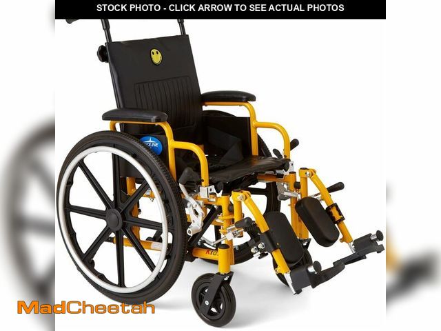 Lot 74-13087115 - Medline Pediatric Wheelchair for Children - Promoting Comfort and Mobility, 14"W x 12"D Seat - UNUSE...