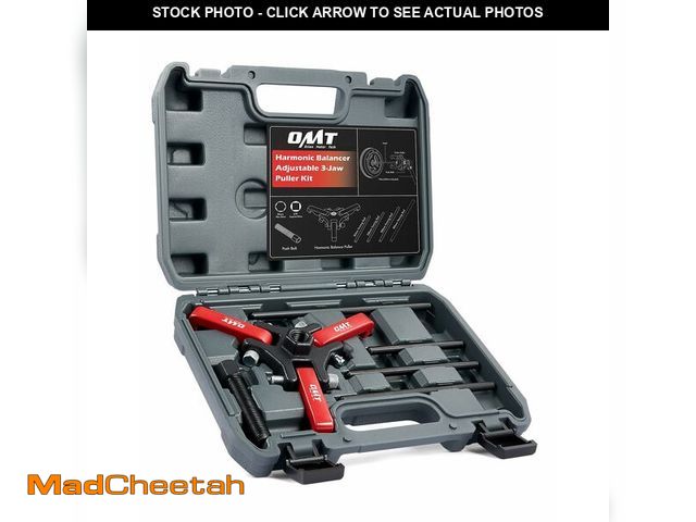 Lot 74-14151263 - Orion Motor Tech Harmonic Balancer Puller Kit, Adjustable 3-Jaw Puller Set for Removing Harmonic Dam...