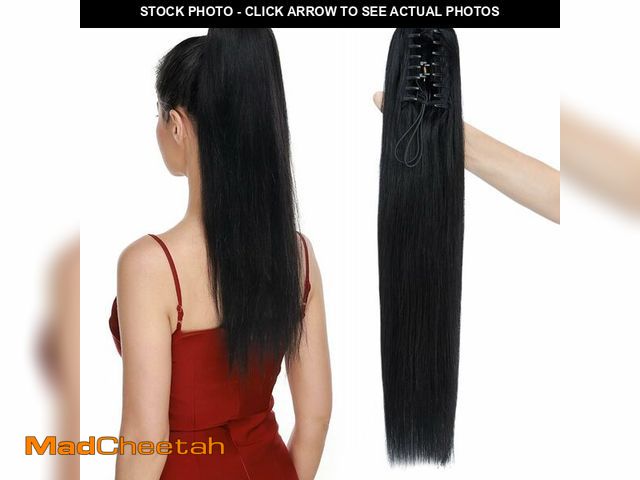 Lot 74-13628062 - MY-LADY Ponytail Extension Human Hair Claw Clip in Ponytail Hair Extension Straight Pony Tail Hair E...
