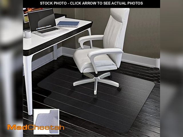 Lot 74-12421571 - FreeLung Office Chair Mat for Hard Floors 48 X36  in Clear Floor PVC Protector Mat - UNUSED