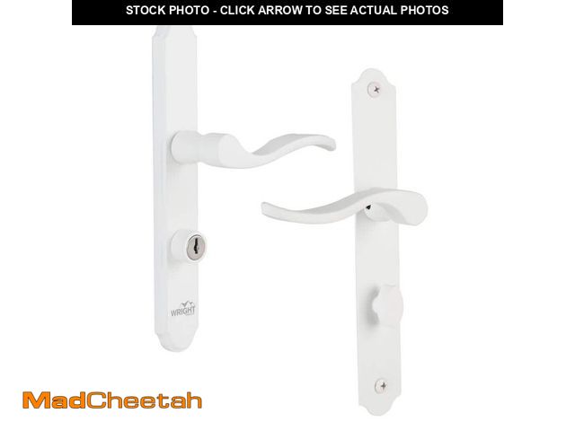 Lot 74-14603032 - Wright Products Serenade Mortise Keyed Lever Mount Latch with Deadbolt for Screen and Storm Doors, W...