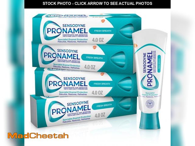 Lot 74-12312683 - Sensodyne Pronamel Fresh Breath Enamel Toothpaste for Sensitive Teeth and Cavity Protection, Fresh W...