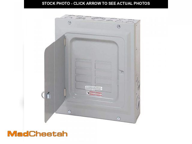 Lot 74-11825752 - Eaton BR 125 Amp 6-Space 12-Circuit Indoor Main Lug Loadcenter with Surface Door - UNUSED