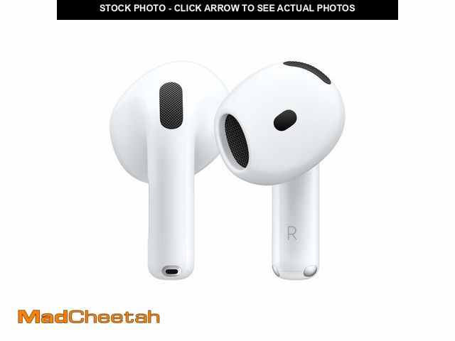 Lot 74-14045052 - Apple AirPods 4 Wireless Earbuds, Bluetooth Headphones, Personalized Spatial Audio, Sweat and Water ...
