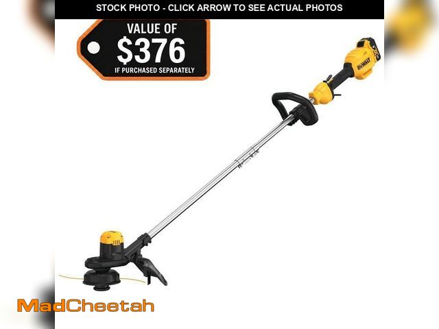 Lot 74-14255339 - *DIRTY* DEWALT 20V MAX 13 in. Cordless Battery Powered String Trimmer Kit with (1) 4 Ah Battery &amp...