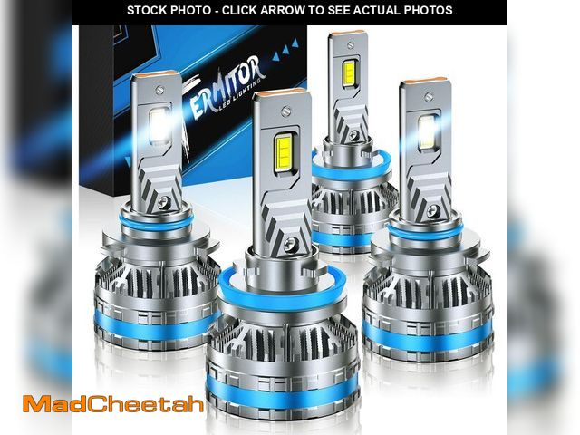 Lot 74-14266938 - FAHREN H11 9005 Fog Light Bulb Combos, 240W 15,0000LM Lighting Bulb With Fan, 6500K Cool White, IP68...