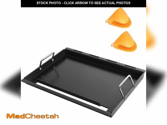 Lot 74-12761858 - Full-Size Griddle Inserts for Weber Spirit 200 Spirit II 200 Series Grills Nonstick Flat Top Griddle...