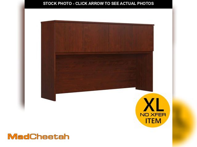 Lot 74-13933329 - OFFICE WORKS BY SAUDER Affirm Classic Cherry Hutch with 4-Doors - UNUSED