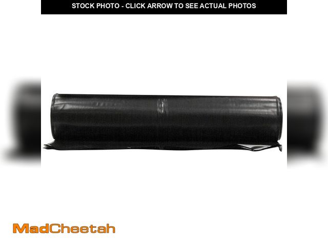 Lot 74-14280025 - Husky 20 ft. x 50 ft. Black 6 mil Plastic Sheeting - UNUSED