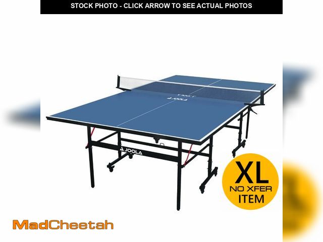 Lot 74-12980774 - JOOLA Inside 13 - Professional MDF Indoor Table Tennis Table with Quick Clamp Ping Pong Net and Post...
