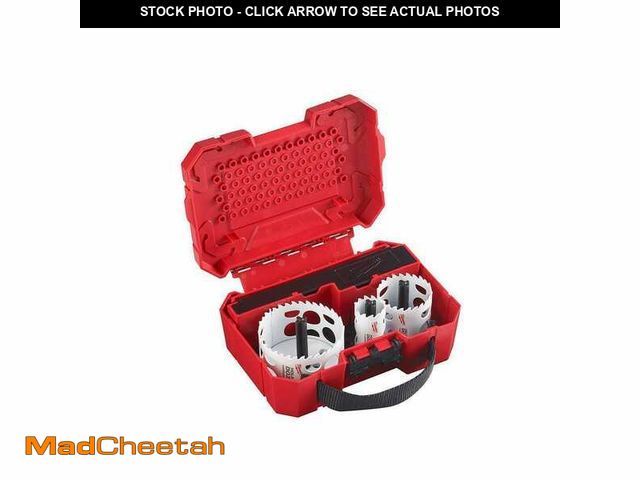 Lot 74-13692216 - Milwaukee Hole Dozer Carbide Hole Saw Set (8-Piece) - UNUSED