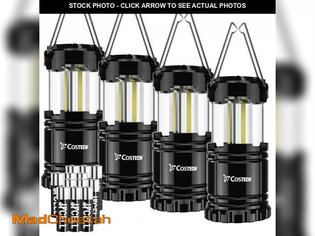 Lot 74-12490451 - Super Bright Camping Lantern, Costech Portable Outdoor Lights Hanging Flashlight Camping Gear Equipm...